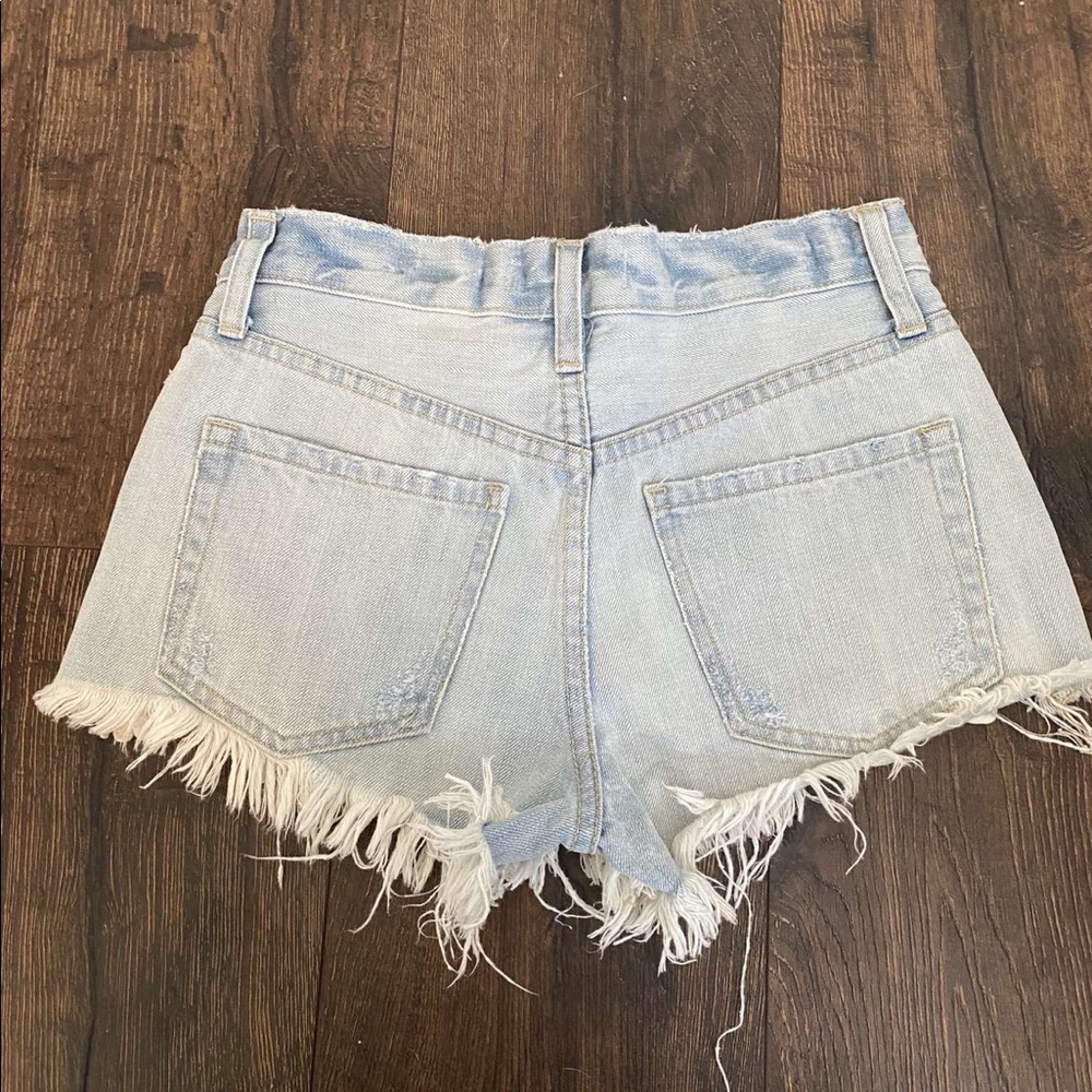 Free people jean shorts. - Picture 2 of 3